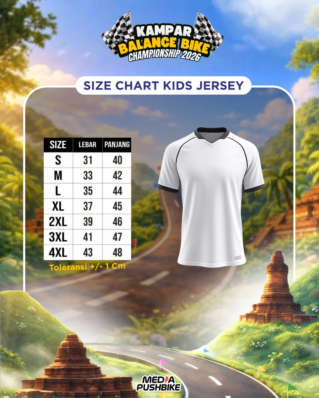 Size Chart Jersey